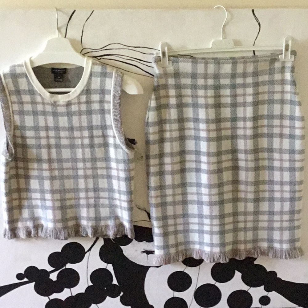 Club Monaco Knit Skirt and Top